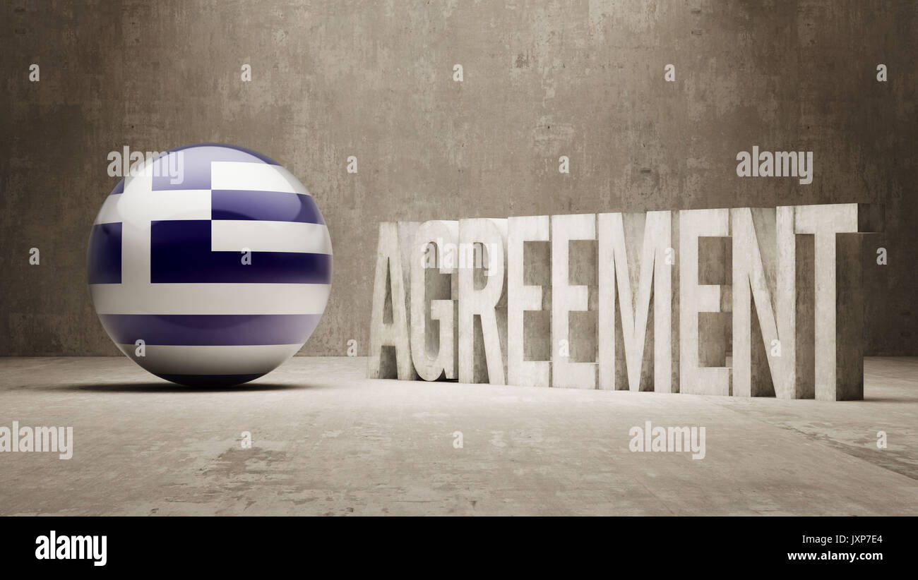 Greece High Resolution Agreement Concept Stock Photo Alamy