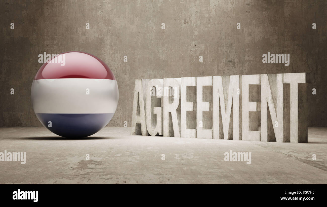 Netherlands High Resolution Agreement Concept Stock Photo Alamy