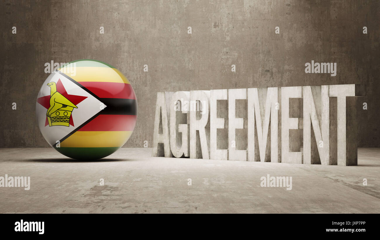 Zimbabwe High Resolution Agreement Concept Stock Photo Alamy