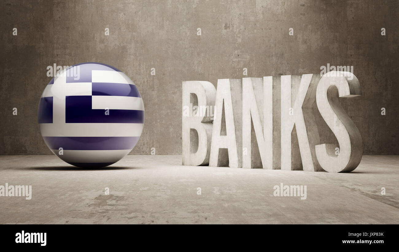 Greece High Resolution Banks Concept Stock Photo Alamy