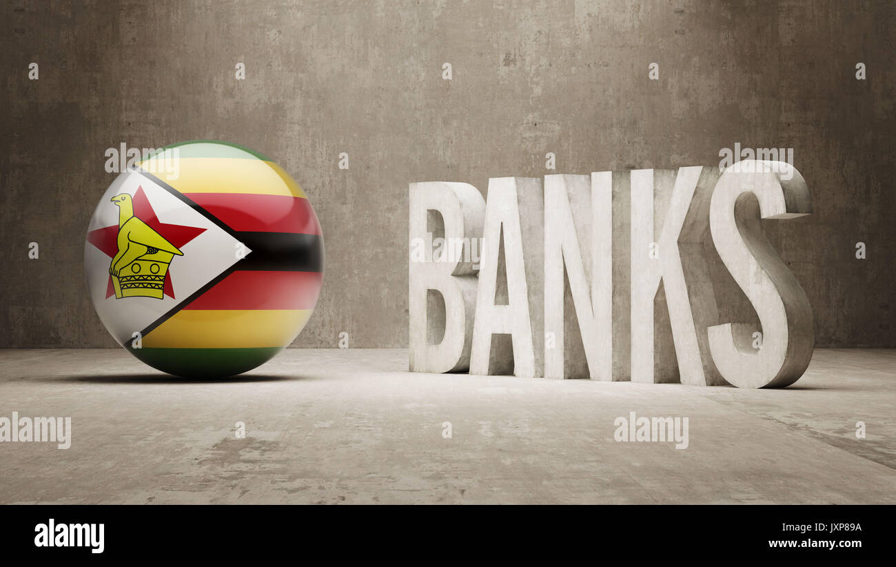 Zimbabwe High Resolution Banks Concept Stock Photo - Alamy