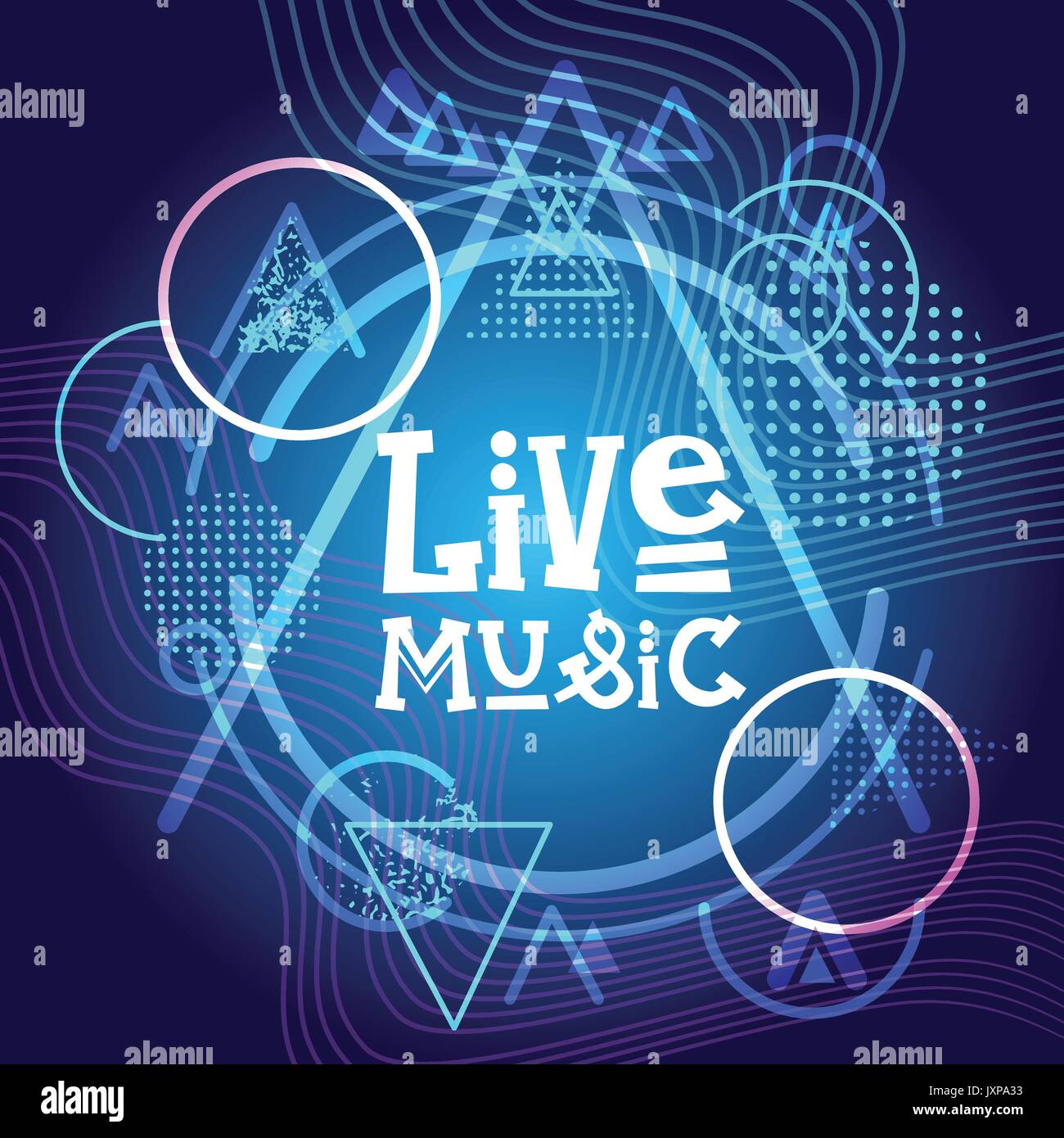 Live Music Concert Poster Festival Banner Stock Vector Image & Art Alamy