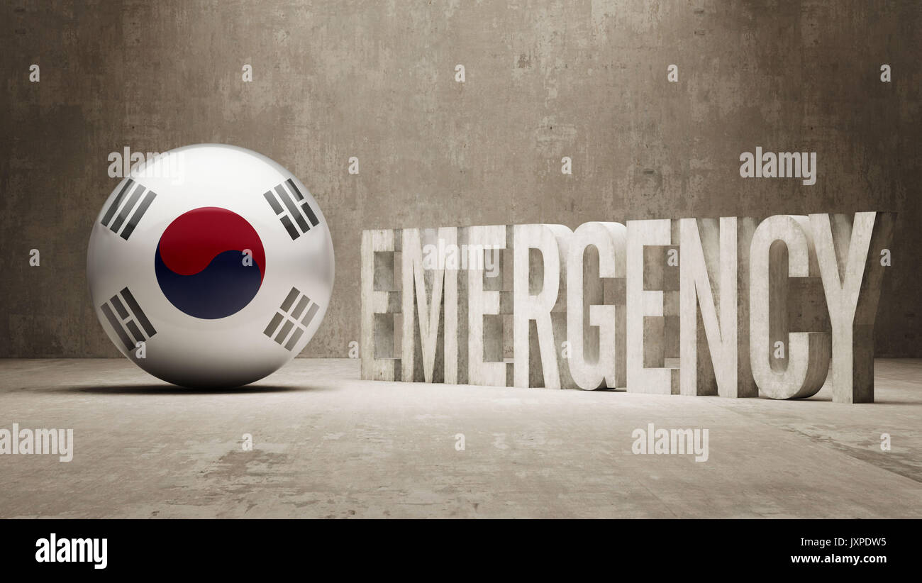 South Korea High Resolution Emergency Concept Stock Photo Alamy