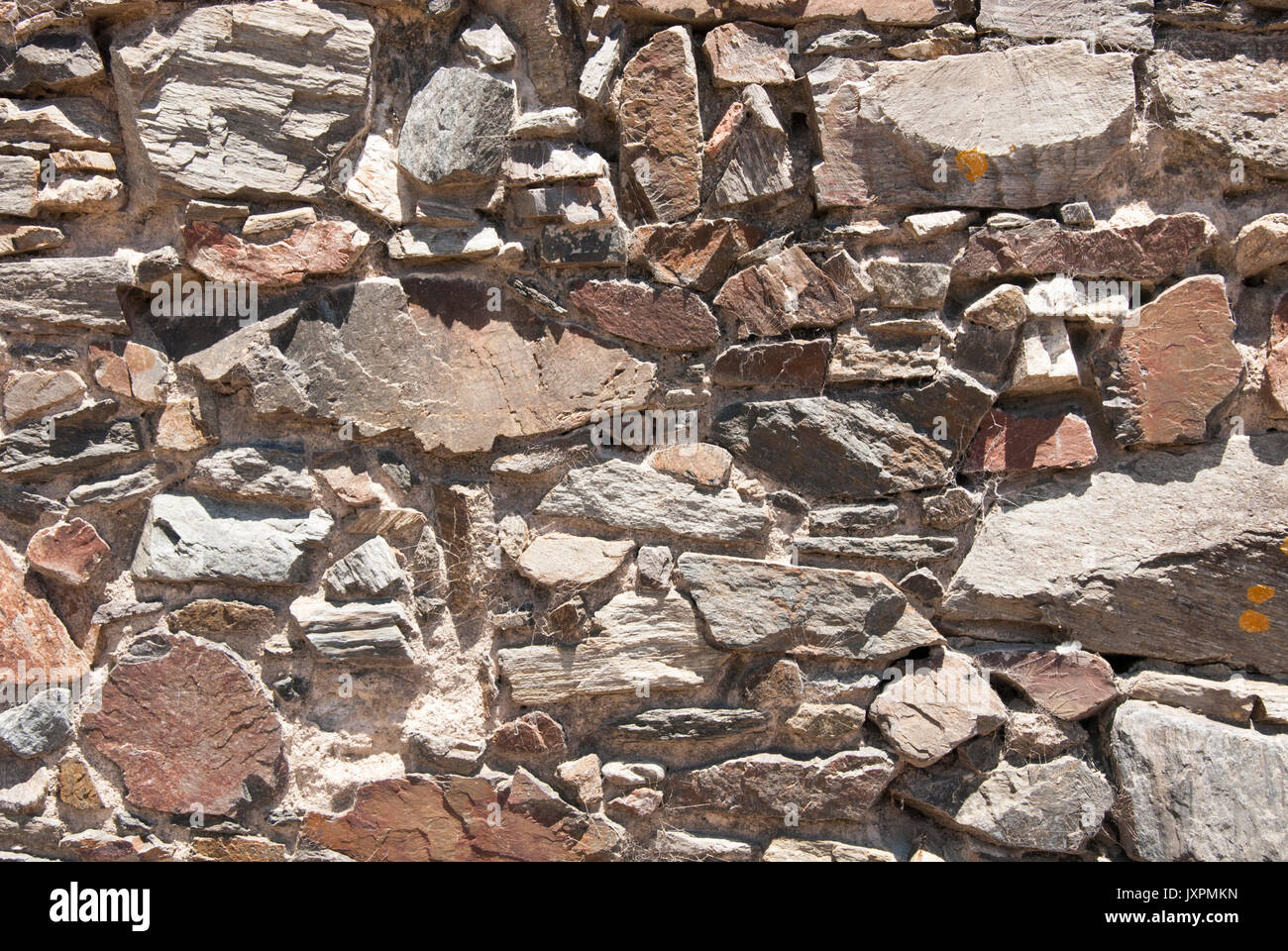 Backgrounds And Textures - Old Stone Wall Stock Photo