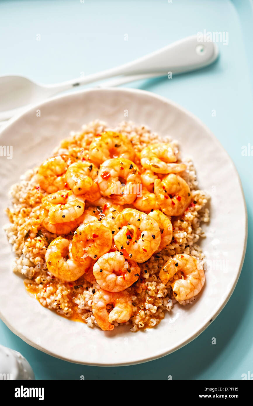 Chinese chilli king prawns hires stock photography and images Alamy