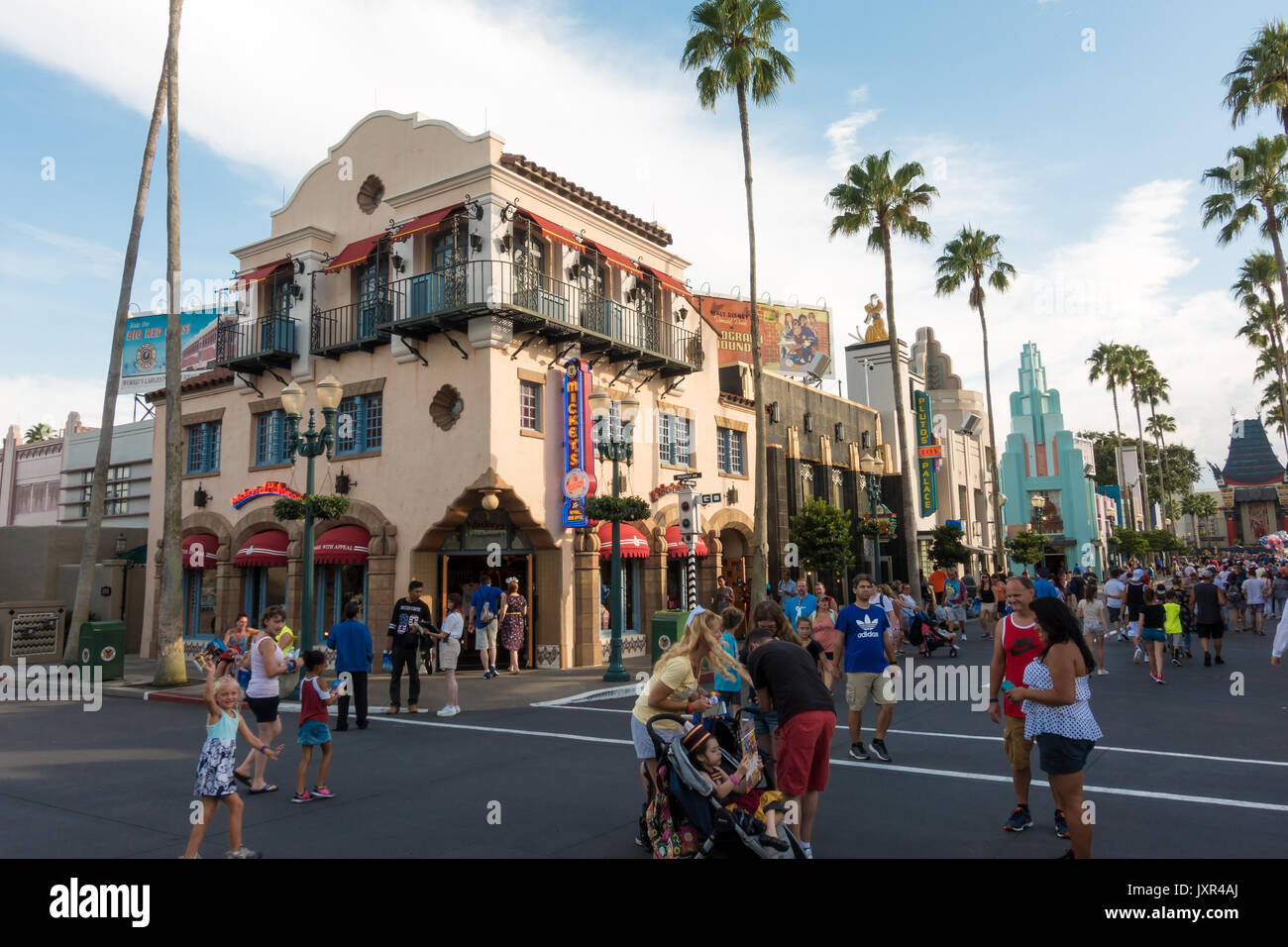 Sunset Boulevard In Hollywood Studios Theme Park Walt Disney World 
