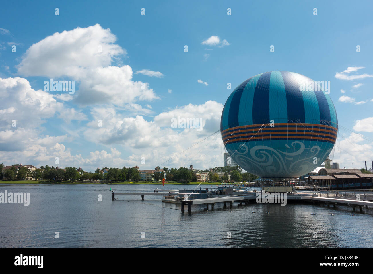 Aerophile / Characters in Flight Helium Ballon in Disney Springs, Walt Disney World, Orlando, Florida. Stock Photo