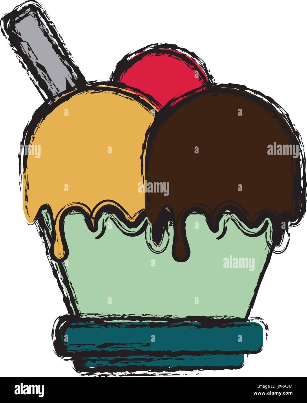 ice cream icon Stock Vector Image & Art - Alamy