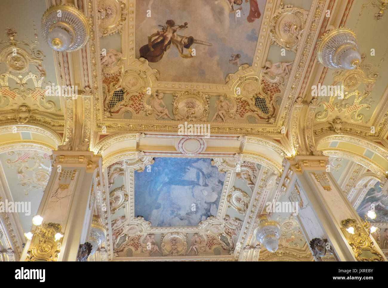 Most Beautiful Coffee House in the World,Budapest Hungary Stock Photo Alamy