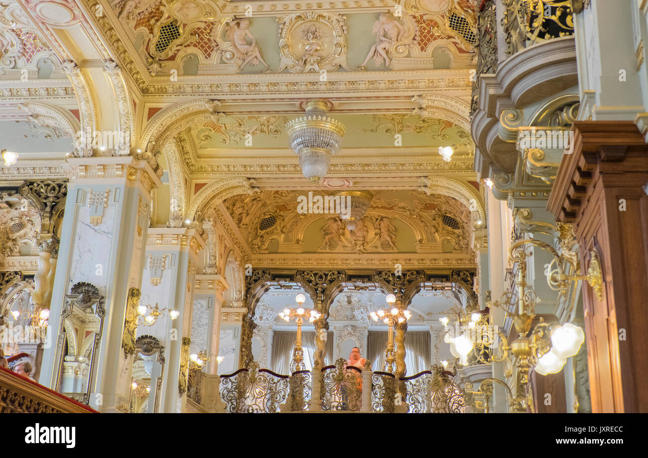Most Beautiful Coffee House in the World,Budapest Hungary Stock Photo Alamy