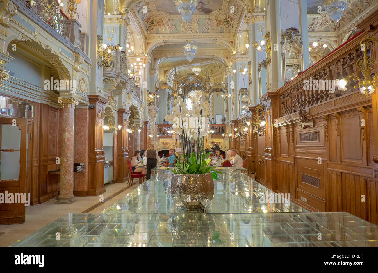 Most Beautiful Coffee House in the World,Budapest Hungary Stock Photo Alamy