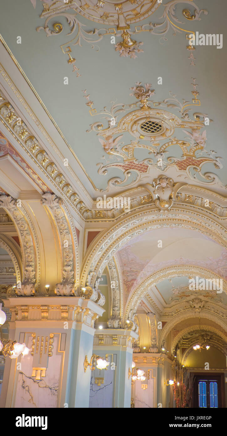 Most Beautiful Coffee House in the World,Budapest Hungary Stock Photo Alamy