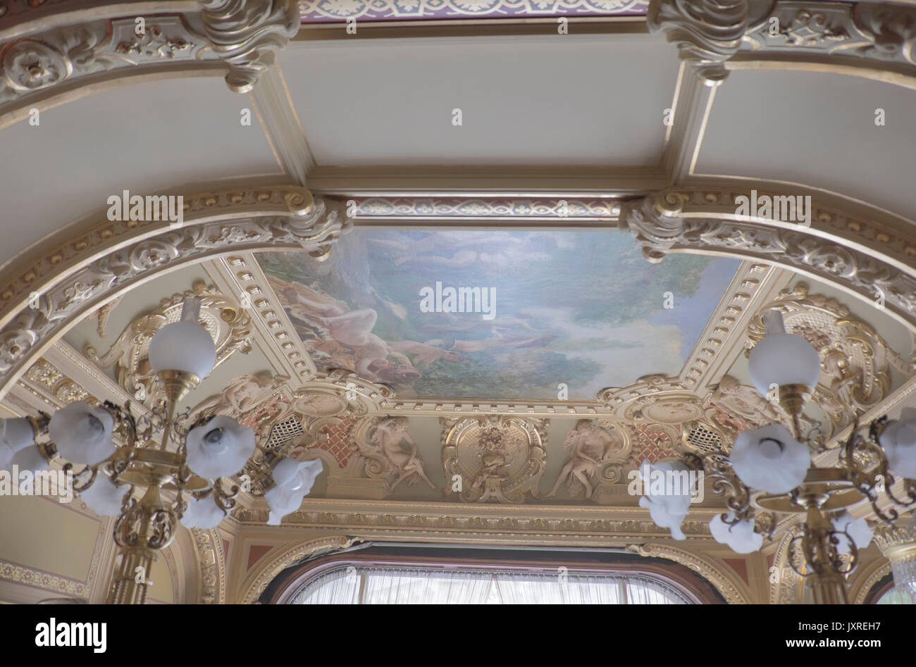 Most Beautiful Coffee House in the World,Budapest Hungary Stock Photo Alamy