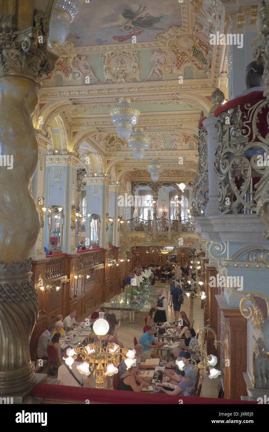 Most Beautiful Coffee House in the World,Budapest Hungary Stock Photo Alamy