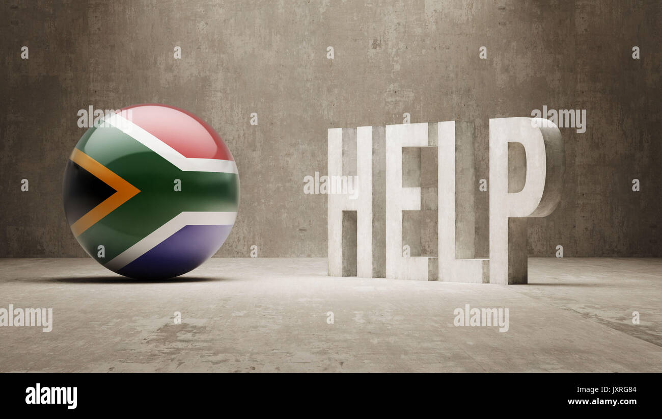 Help Sa South Africa High Resolution Help Concept Stock Photo - Alamy