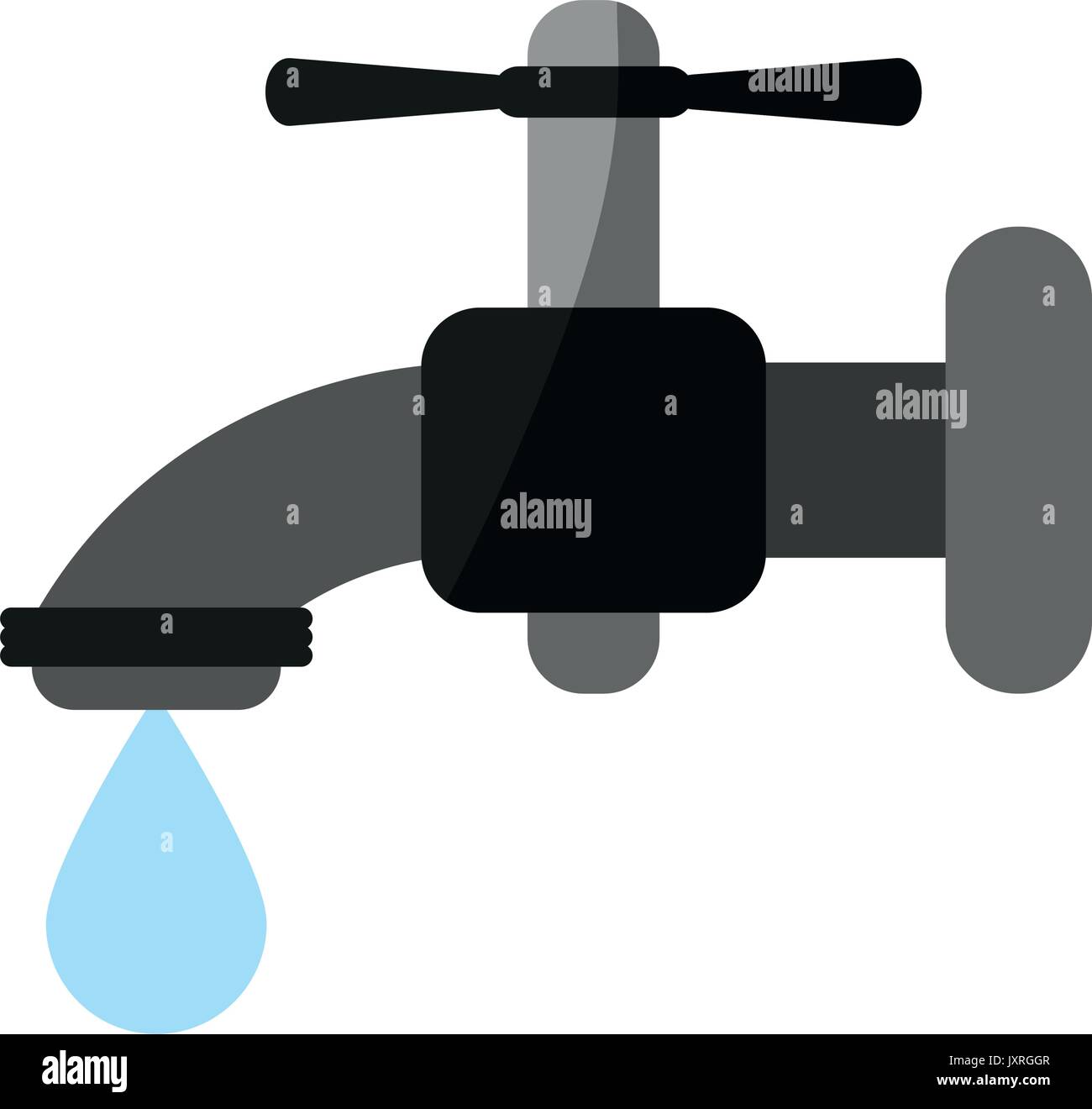 faucet with water droplet icon image Stock Vector Image & Art - Alamy