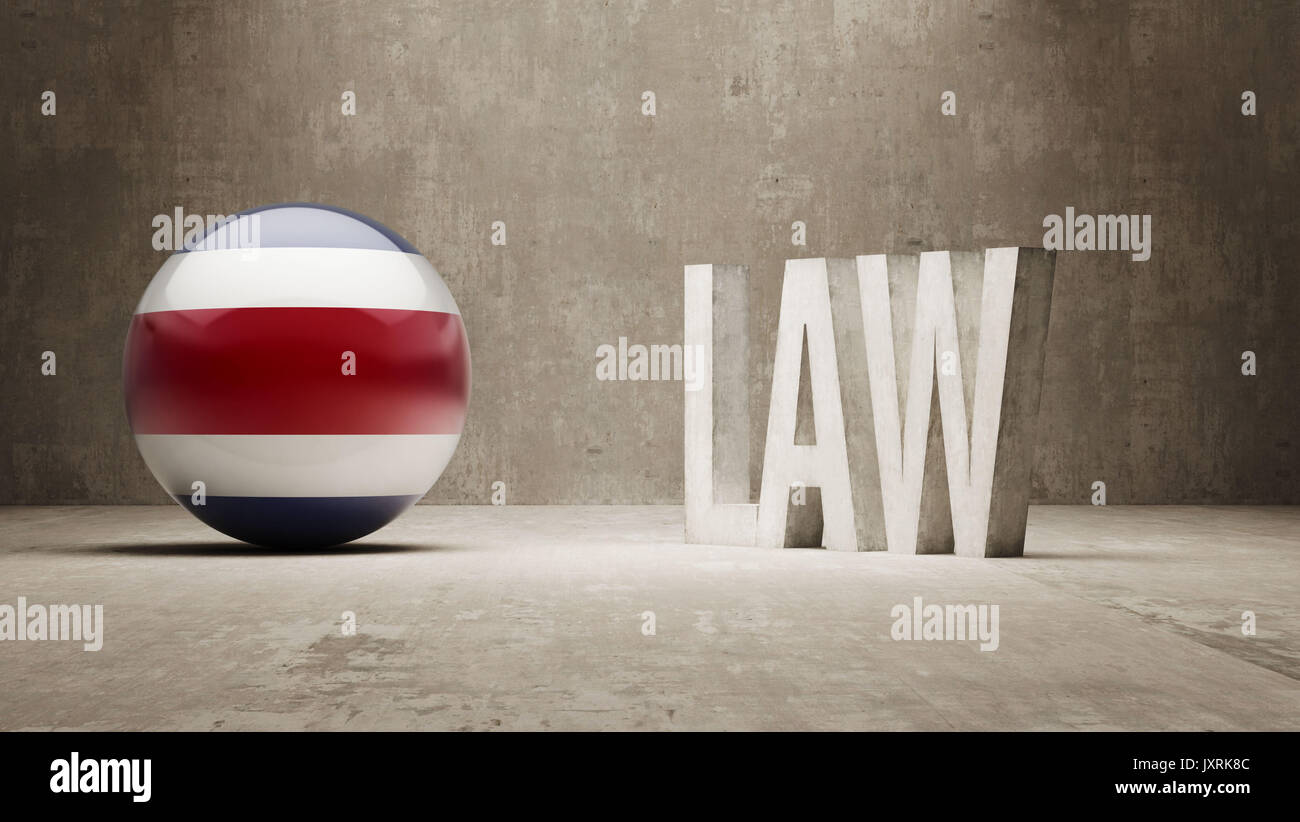 Costa Rica High Resolution Law Concept Stock Photo Alamy