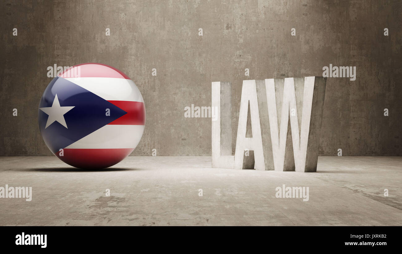 Puerto Rico High Resolution Law Concept Stock Photo Alamy