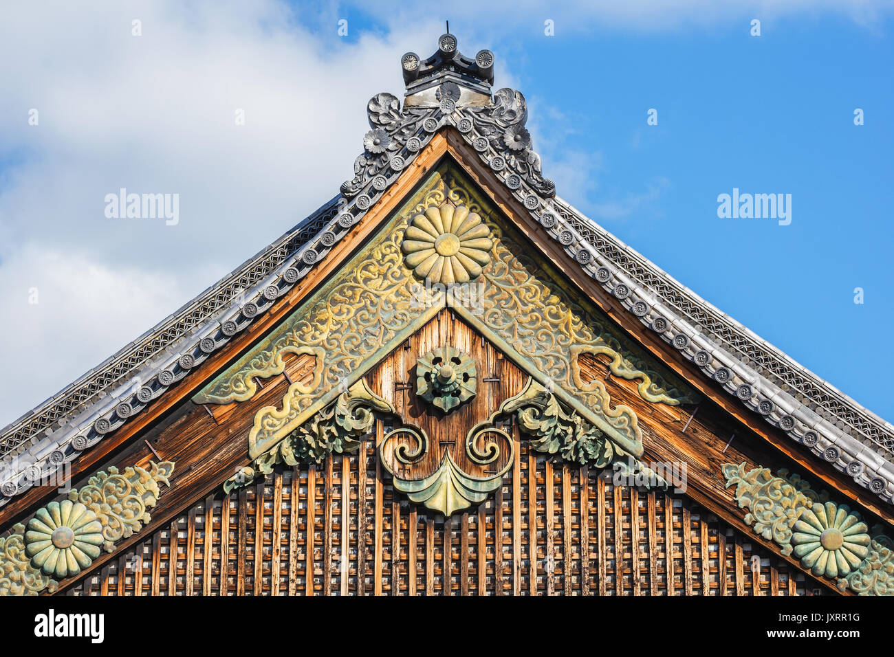 Nijo Castle in Kyoto, Japan Stock Photo