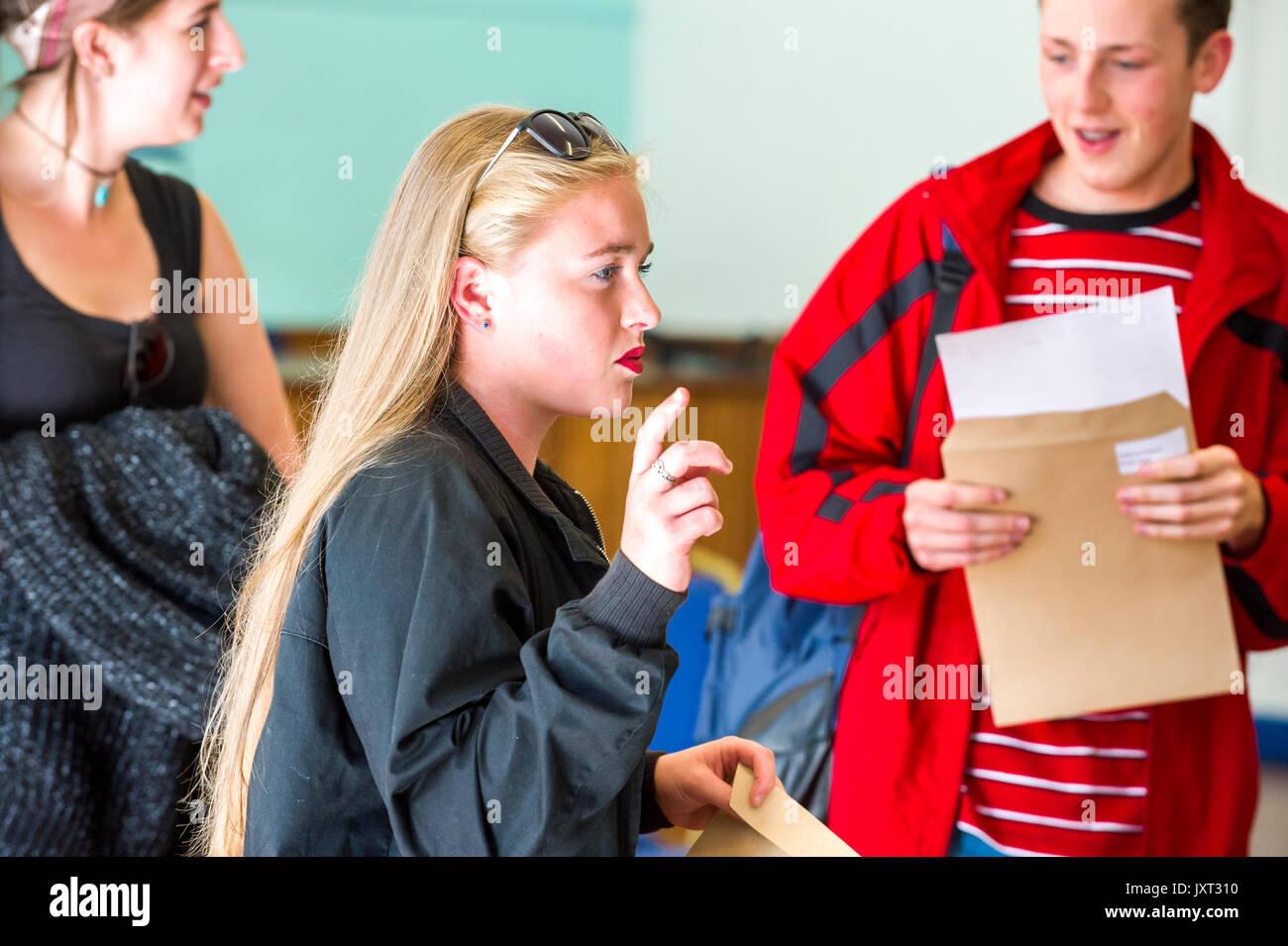 Celebrate receiving a level results hi-res stock photography and images ...