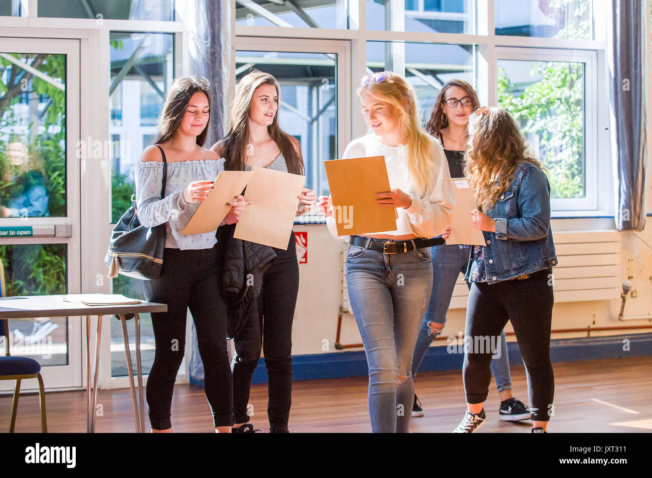 Celebrate receiving a level results hi-res stock photography and images ...