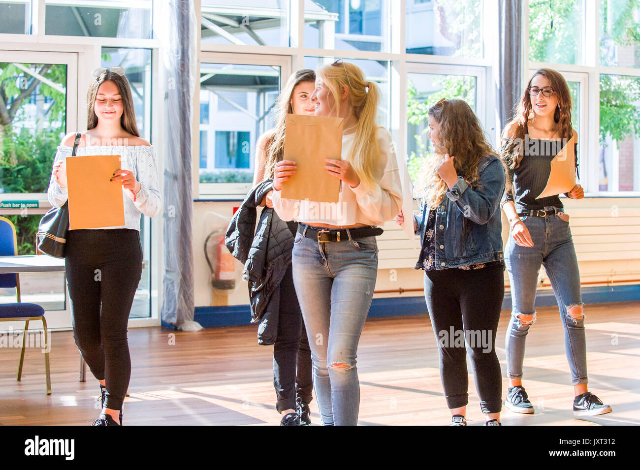 Celebrate receiving a level results hi-res stock photography and images ...