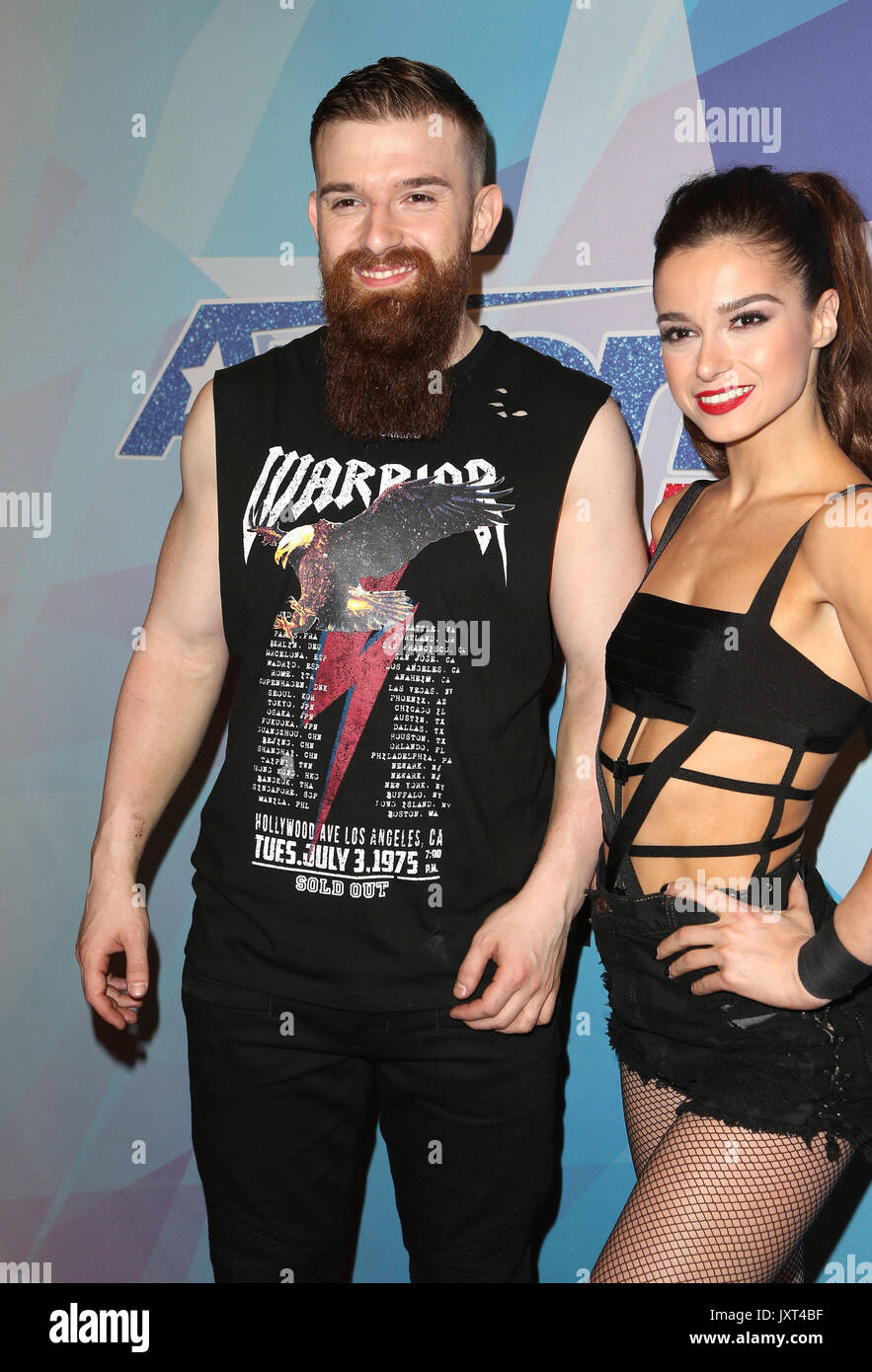 16 August 2017 Hollywood, California Billy England, Emily England