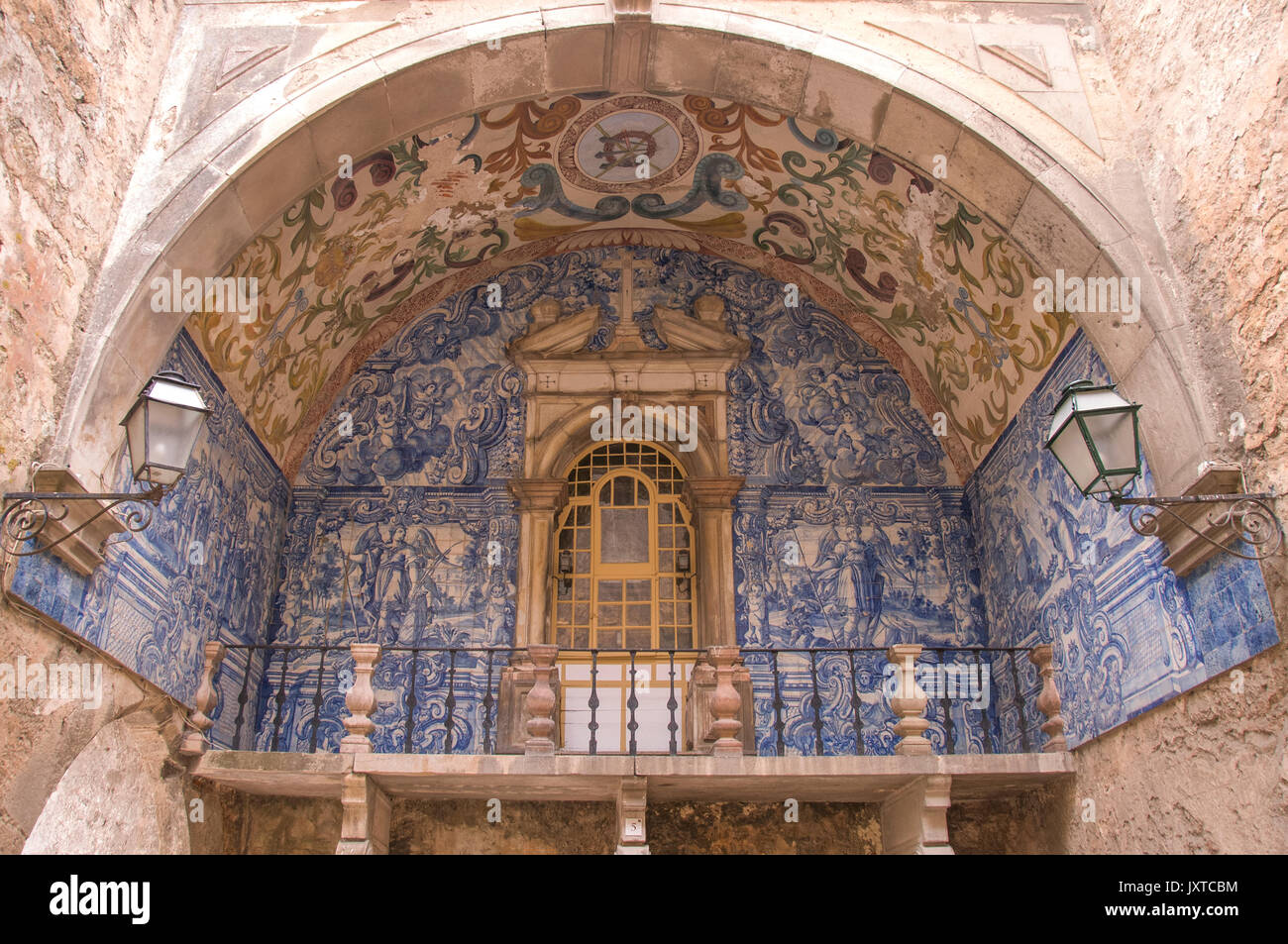 Porta da Vila, Obidos, Portugal Stock Photo