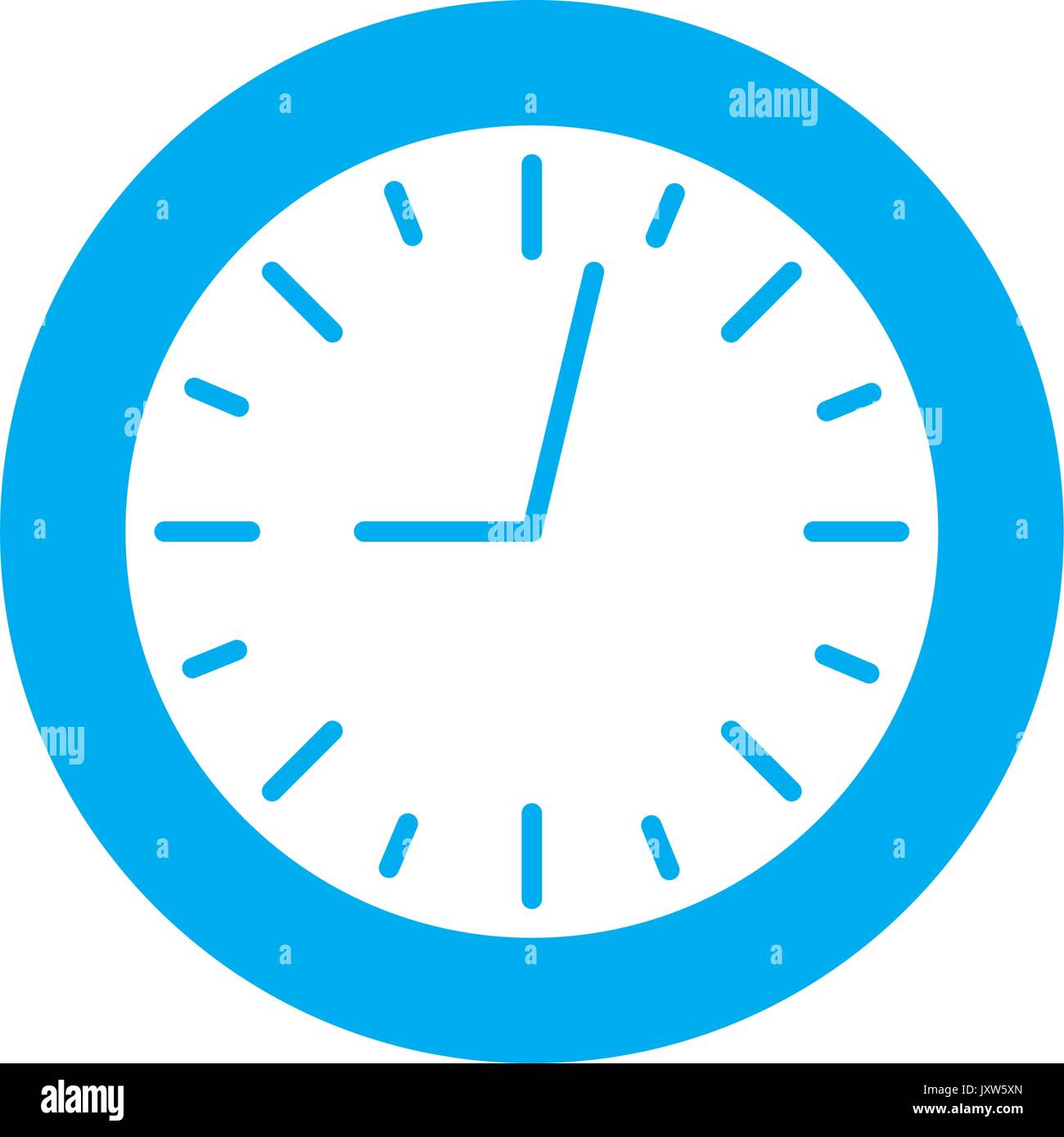 clock icon image Stock Vector Image & Art - Alamy