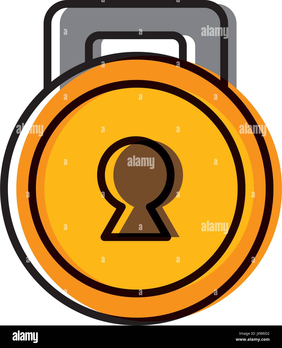 security padlock icon Stock Vector Image & Art - Alamy