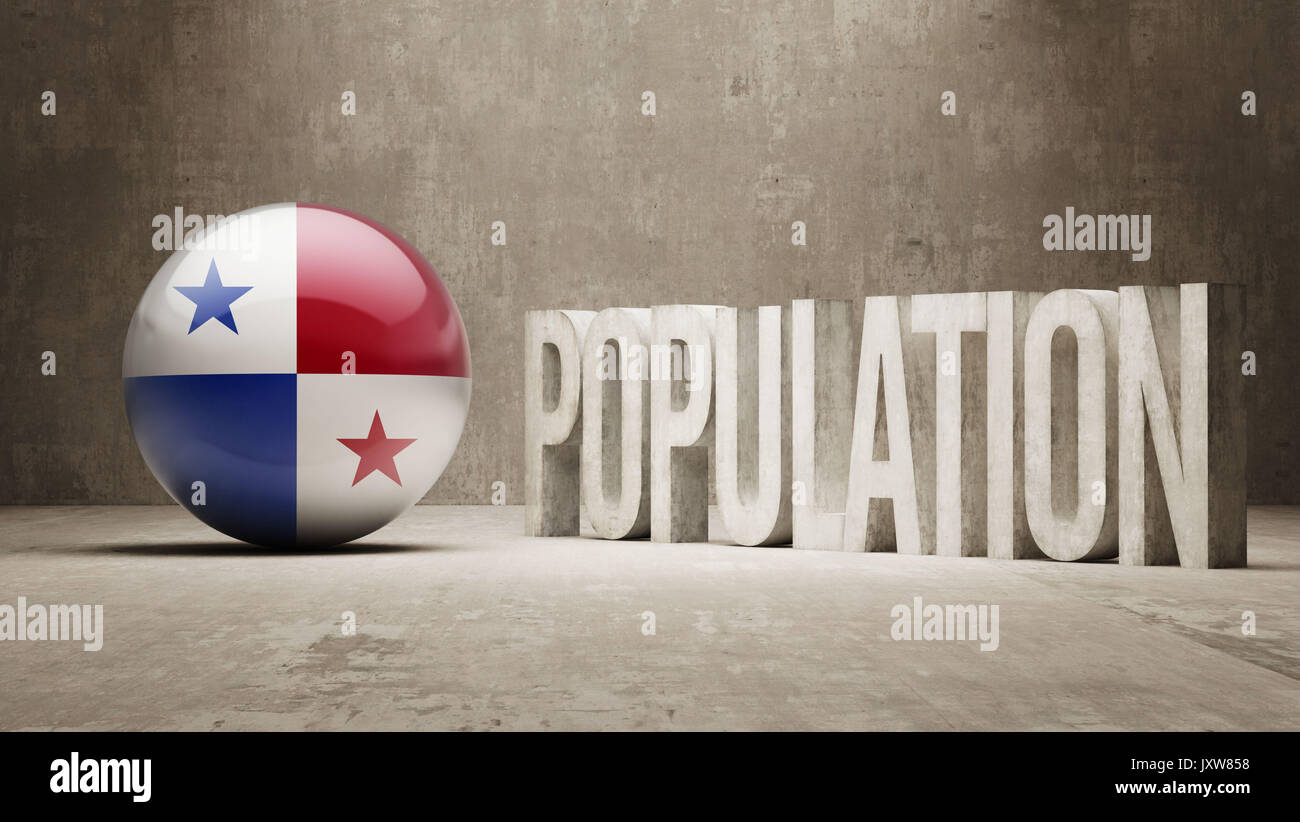 Panama High Resolution Population Concept Stock Photo Alamy