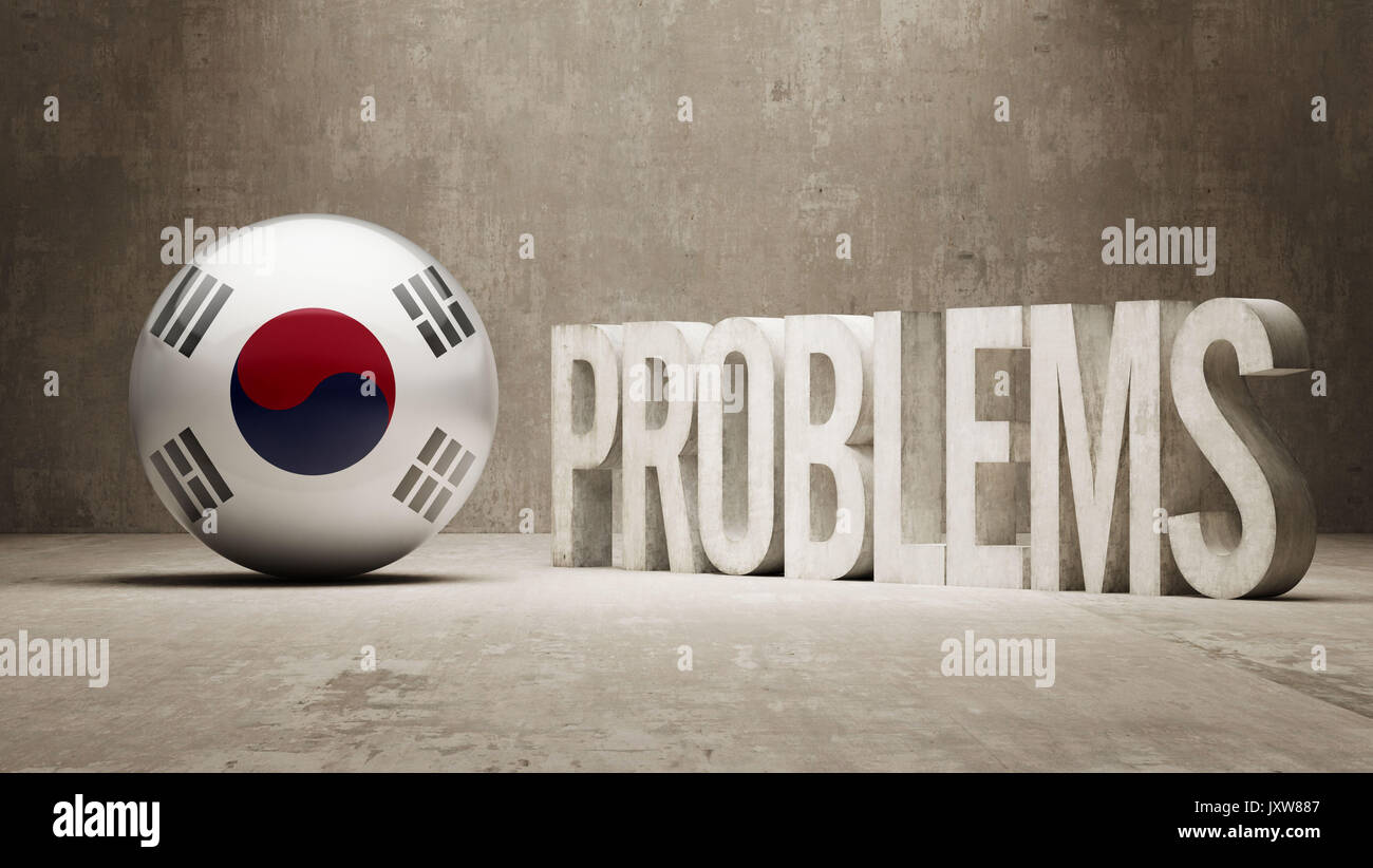 South Korea High Resolution Problems Concept Stock Photo Alamy