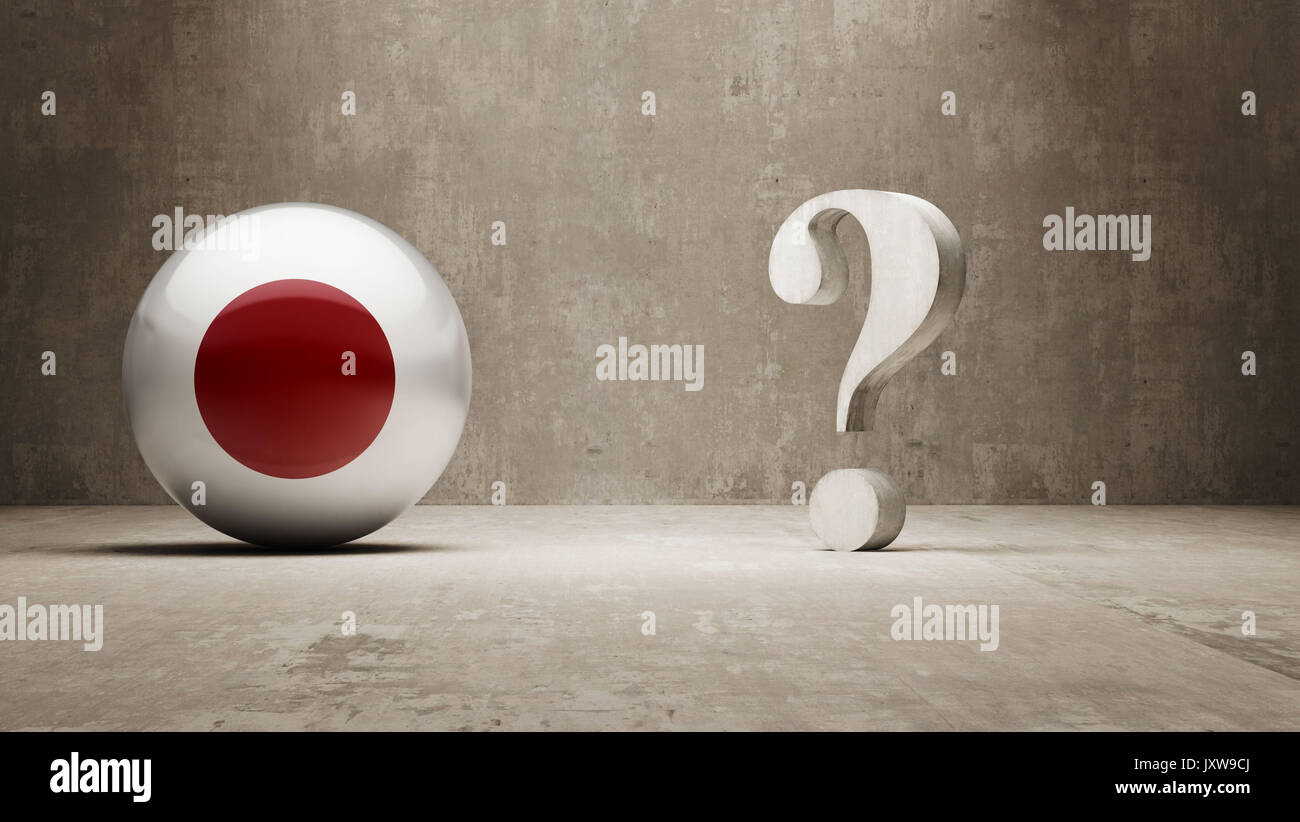 Japan High Resolution Question Mark Concept Stock Photo Alamy