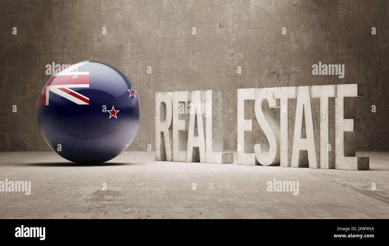 New Zealand High Resolution Real Estate Concept Stock Photo Alamy