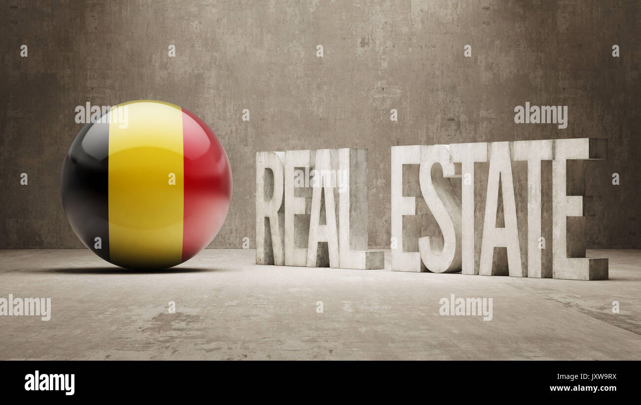 Belgium High Resolution Real Estate Concept Stock Photo Alamy