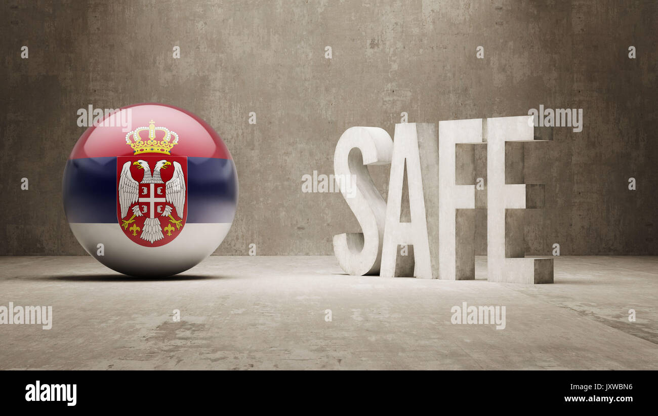 Serbia High Resolution Safe Concept Stock Photo Alamy