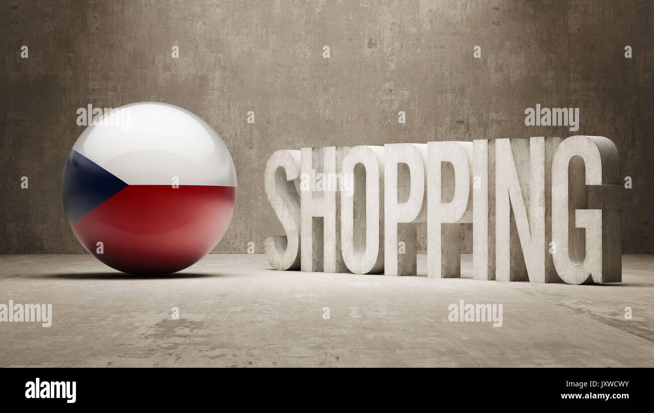 Czech Republic High Resolution Shopping Stock Photo - Alamy