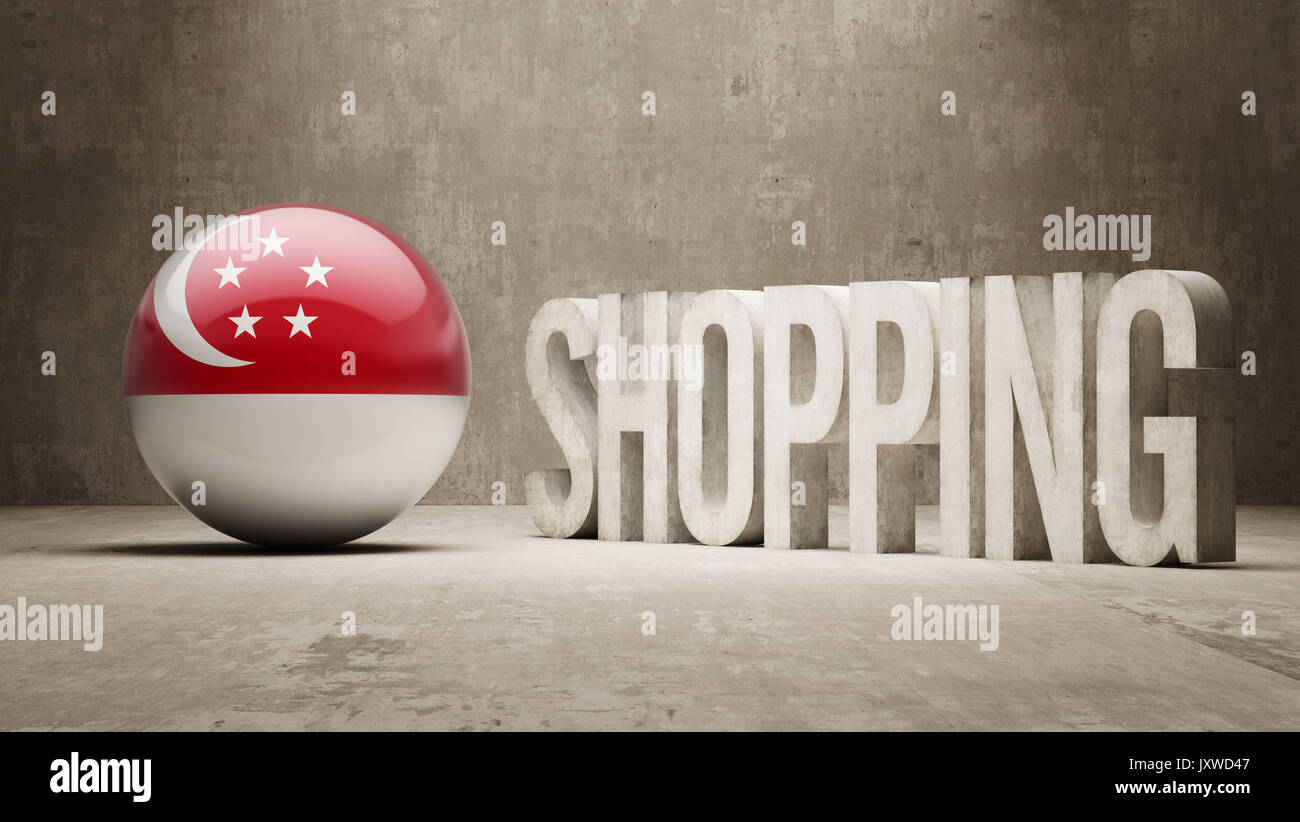 Singapore High Resolution Shopping Stock Photo - Alamy