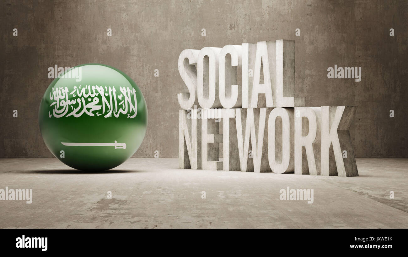 Saudi Arabia High Resolution Social Network Stock Photo Alamy