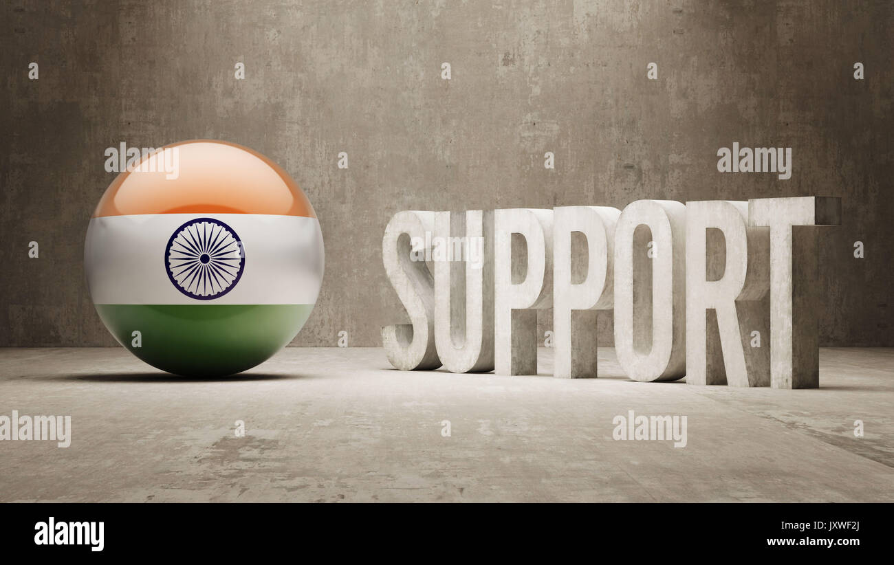 High Resolution Support Image India High Resolution Support Concept Stock Photo - Alamy