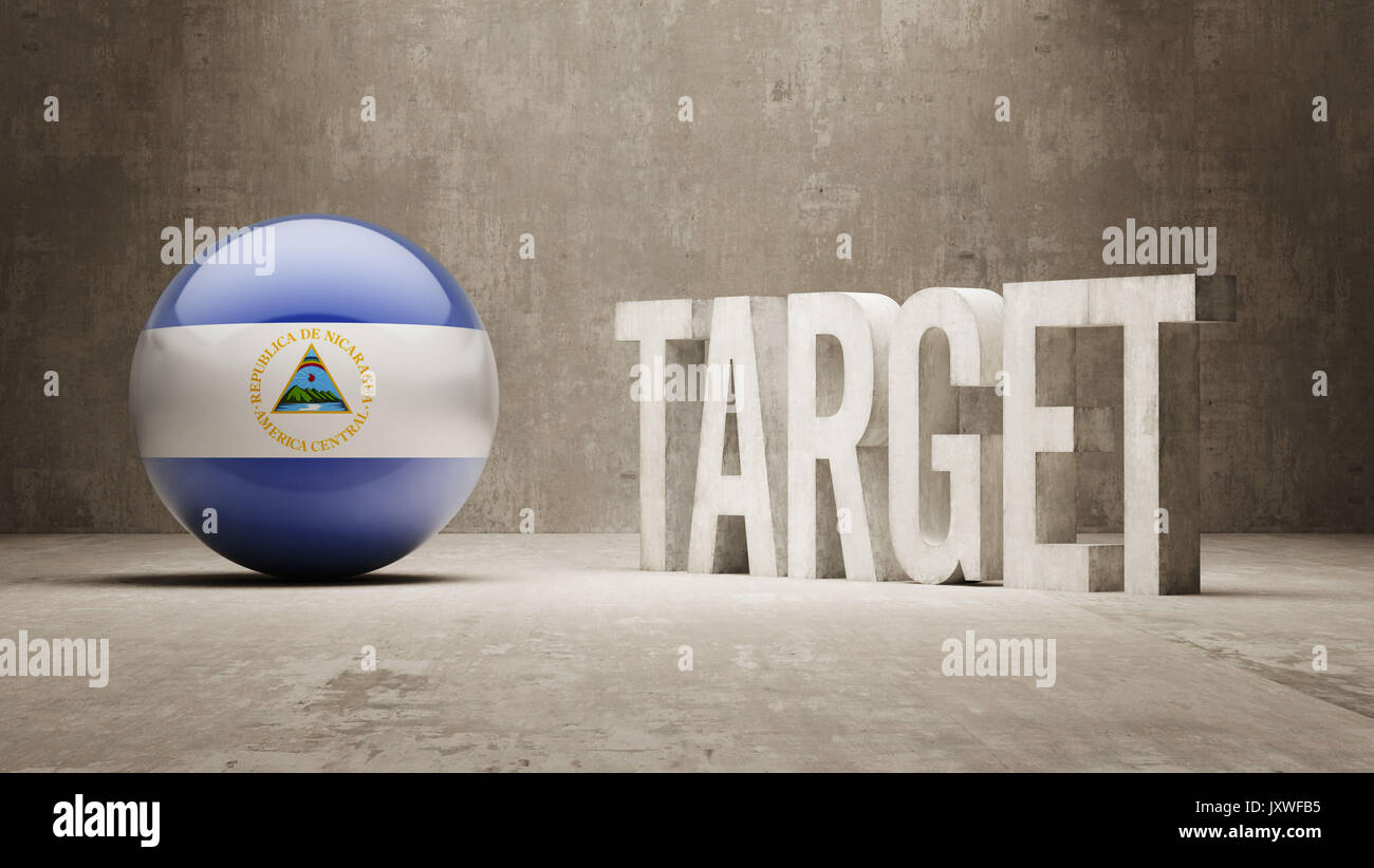 Nicaragua High Resolution Target Concept Stock Photo - Alamy