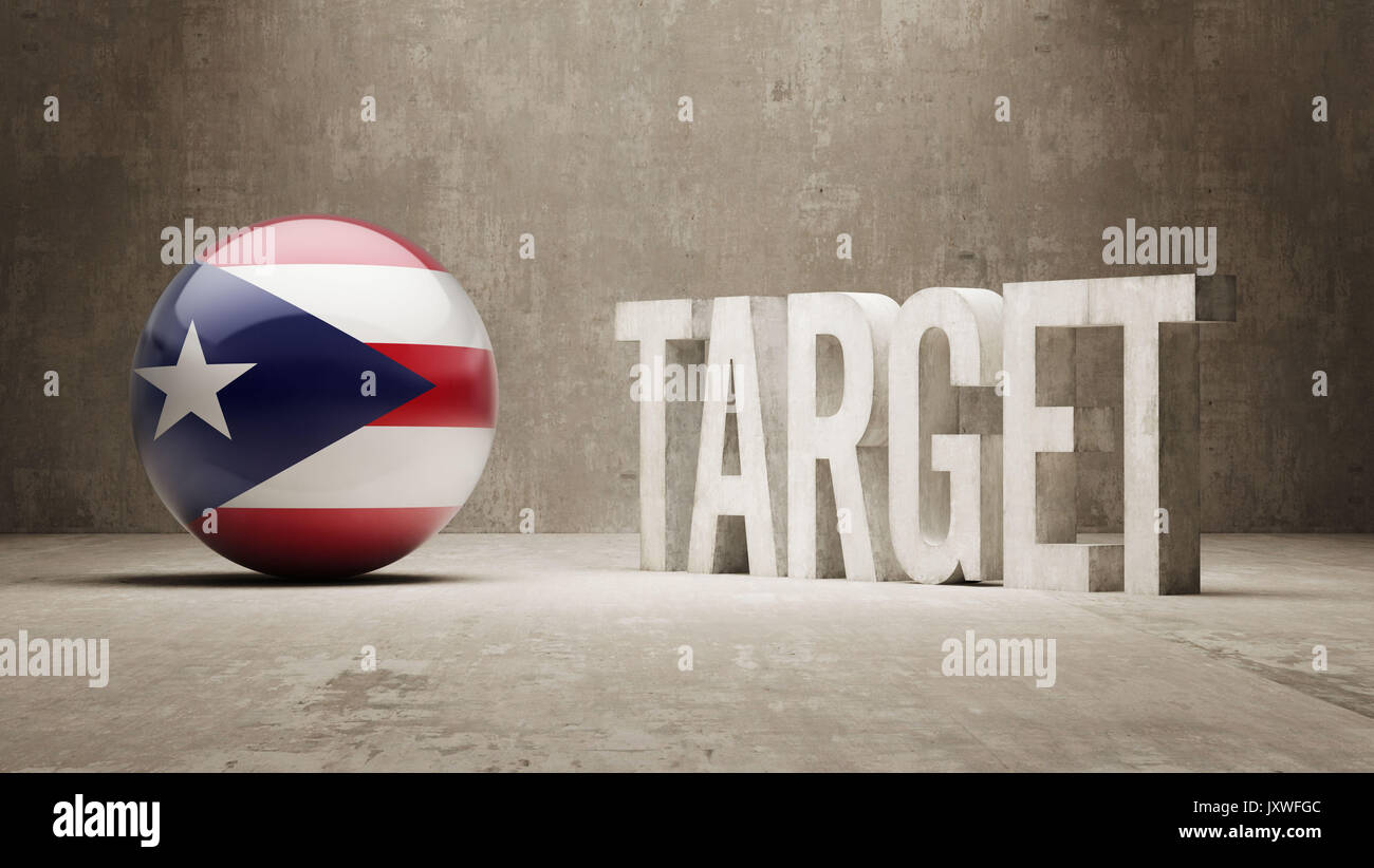 Puerto Rico High Resolution Target Concept Stock Photo Alamy