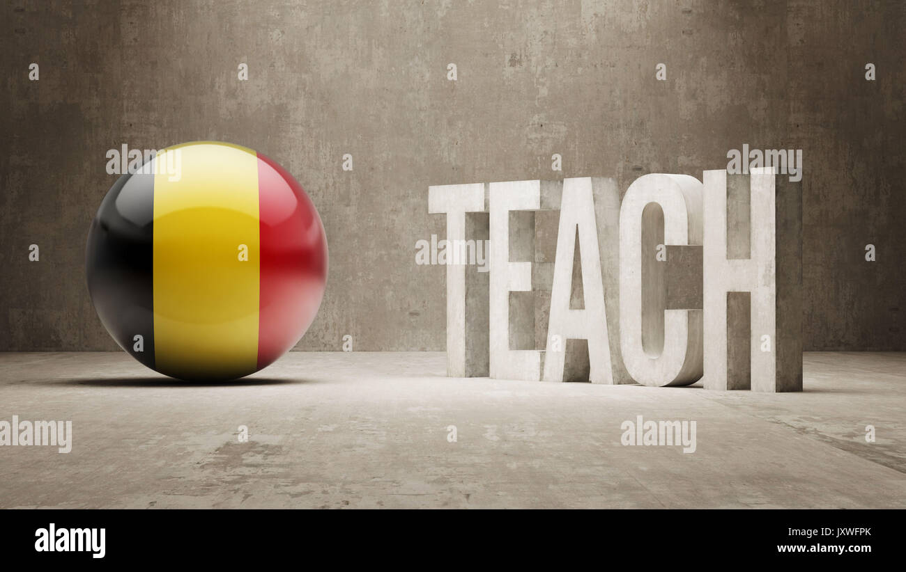 Belgium High Resolution Teach Concept Stock Photo Alamy