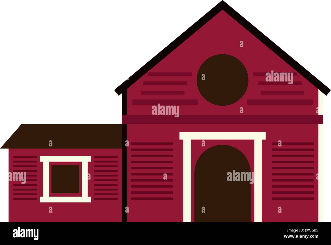 ranch house icon image Stock Vector Image & Art - Alamy