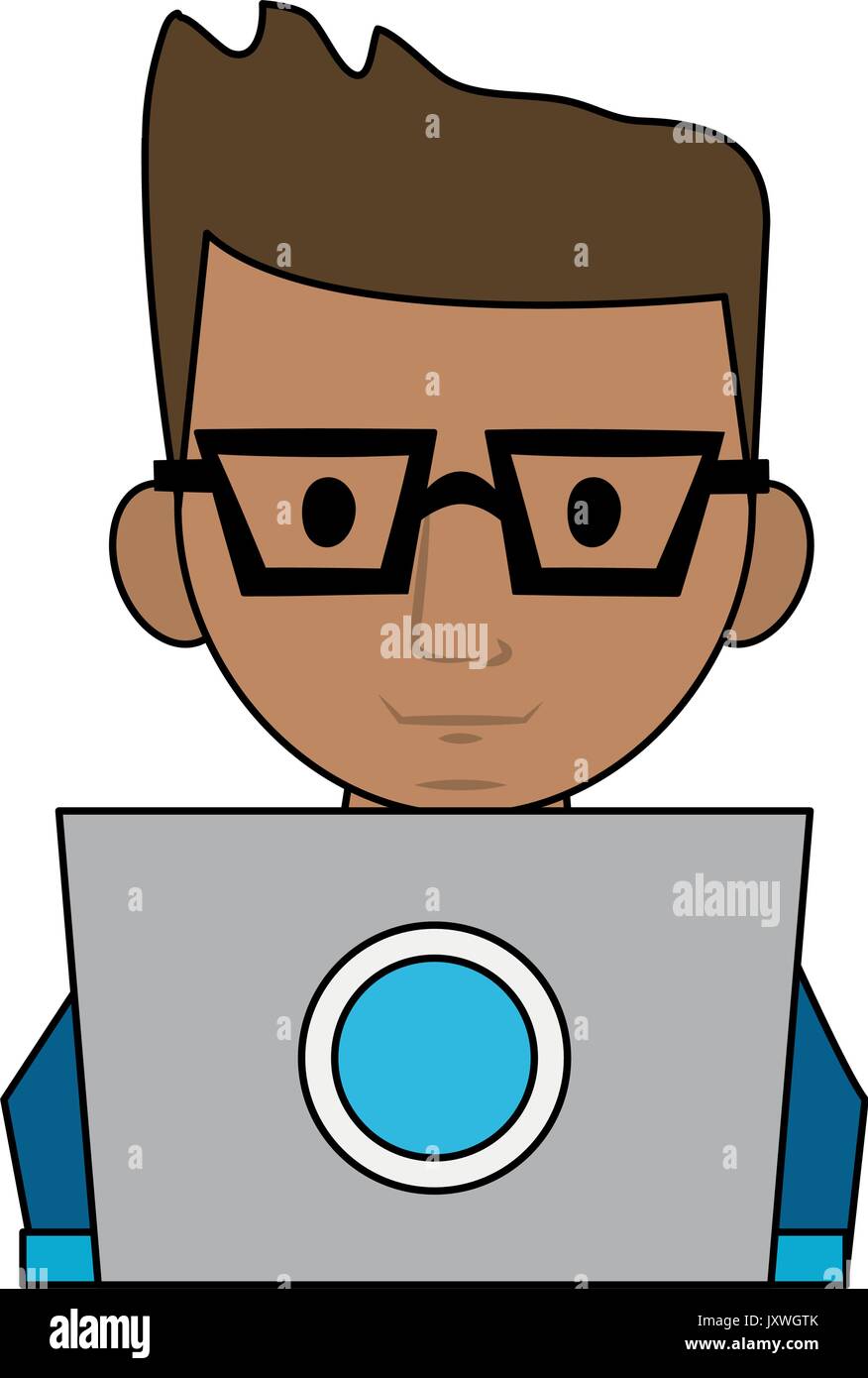 man using computer icon image Stock Vector Image & Art - Alamy
