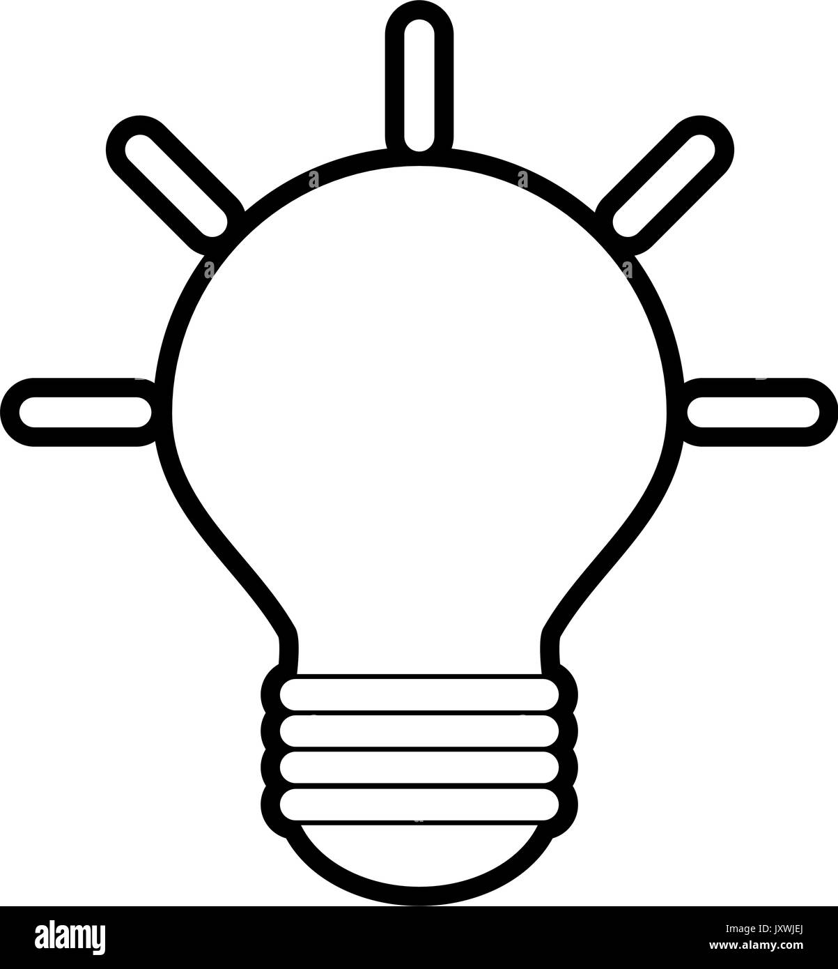 light bulb vector illustration Stock Vector