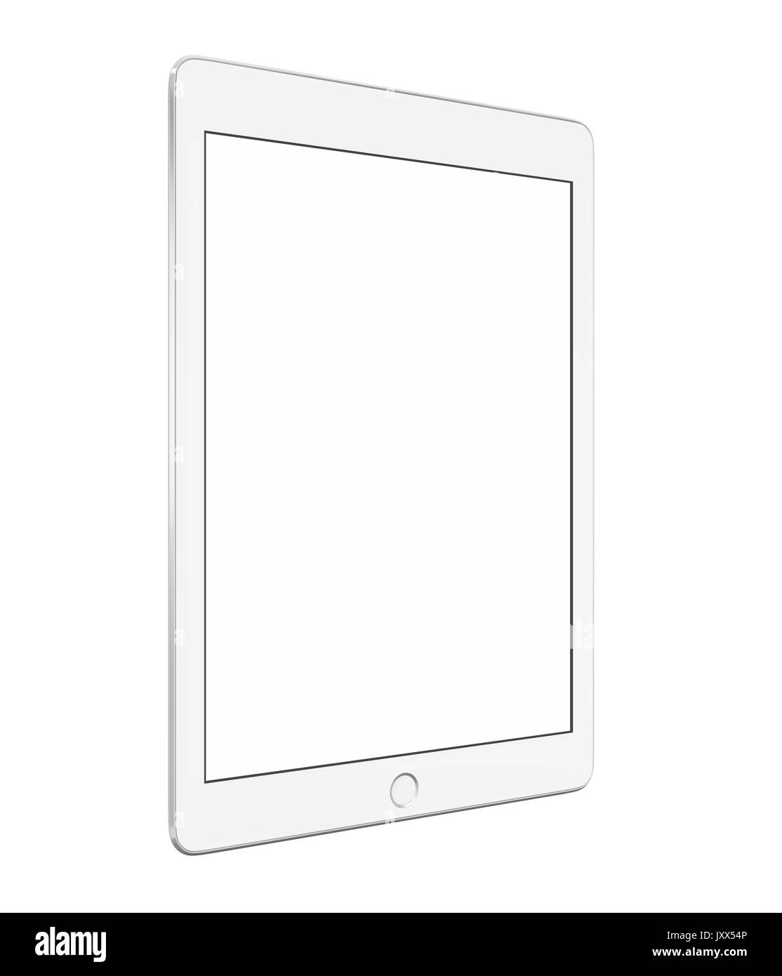 Computer Tablet Isolated Stock Photo