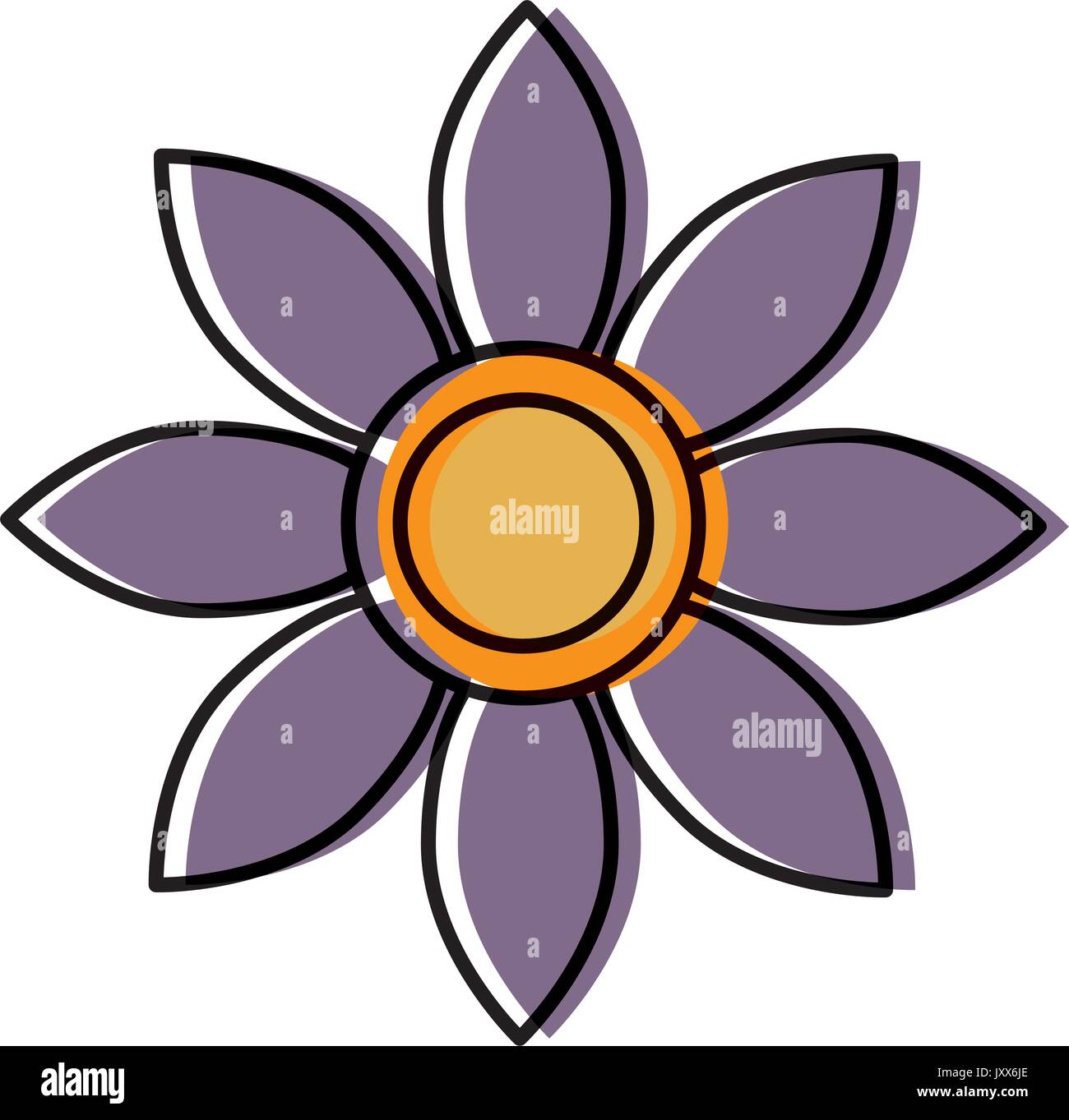 beautiful flower icon Stock Vector Image & Art - Alamy