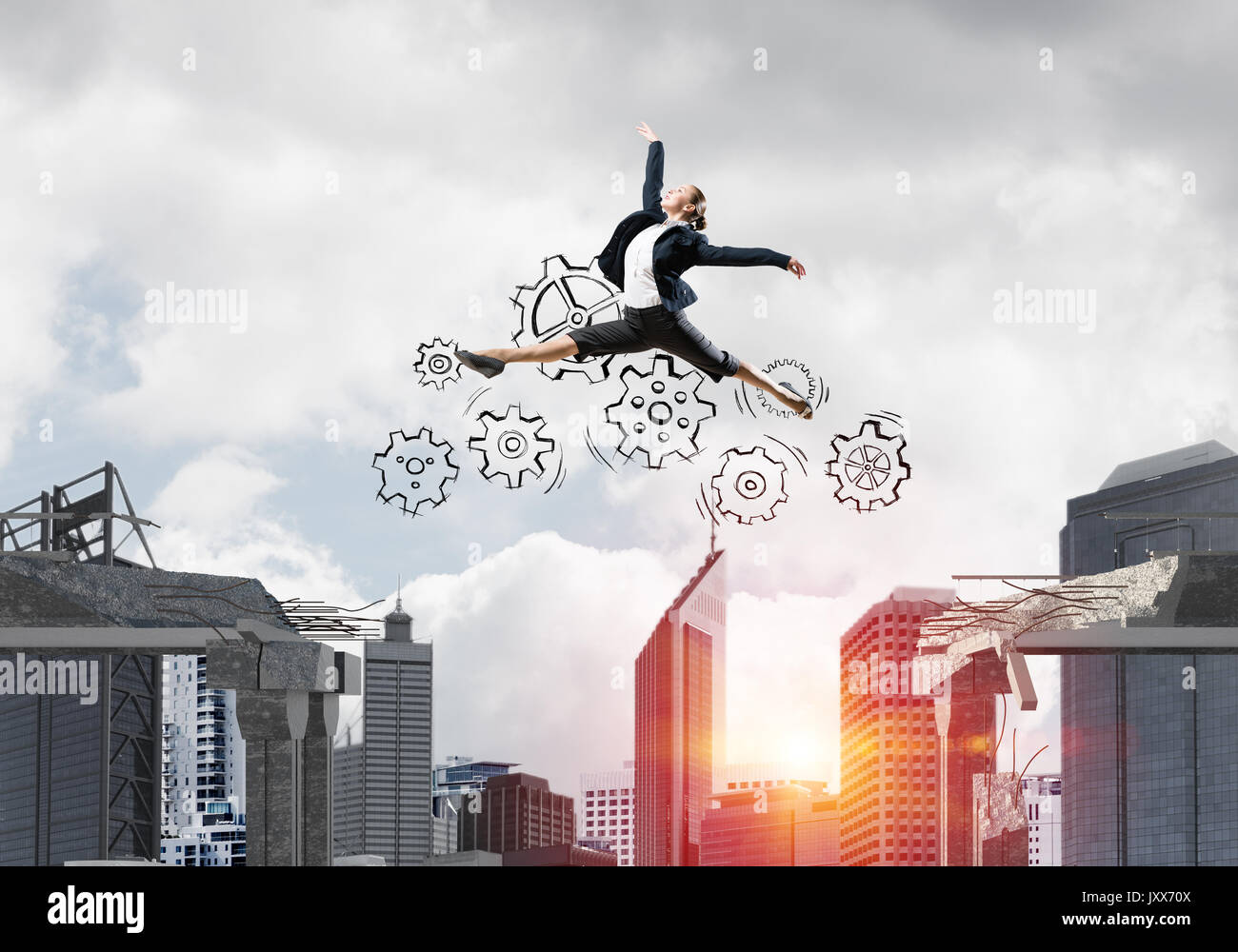 Problem and difficulties overcoming concept Stock Photo - Alamy