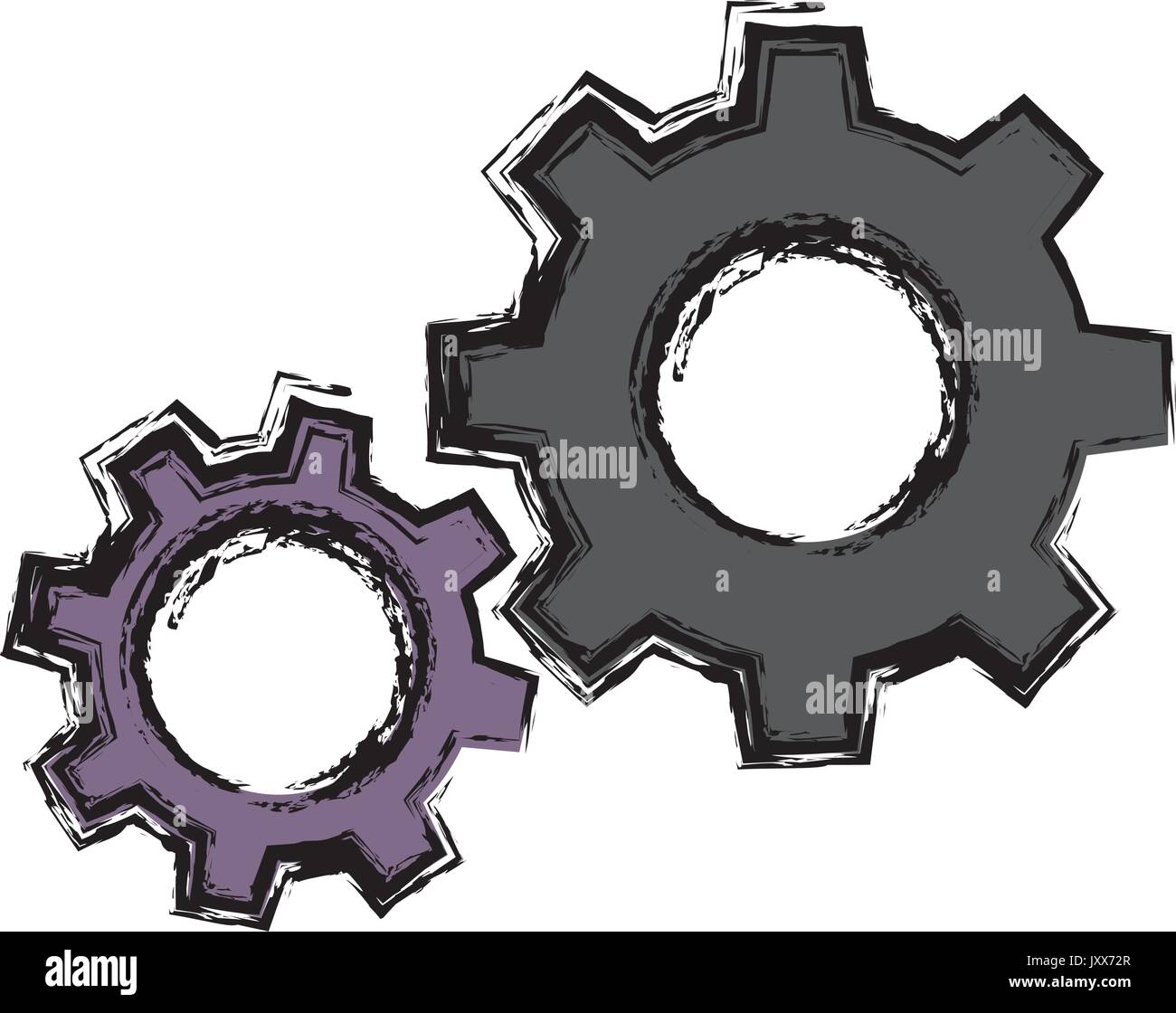 gear wheels icon Stock Vector Image & Art - Alamy